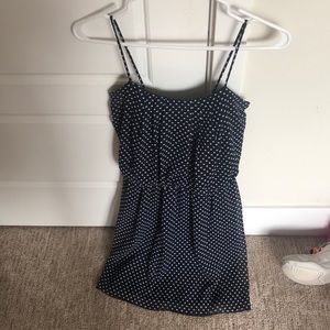 Blue and white Polka Dot Dress